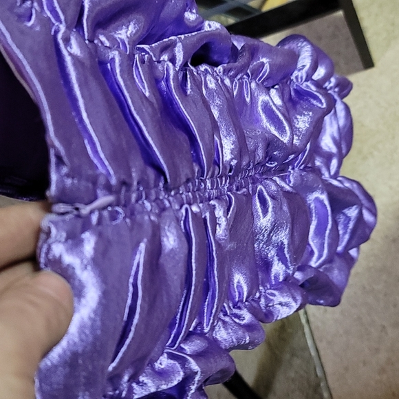 NWT MABLE mini purple ruffle dress - Picture 4 of 5